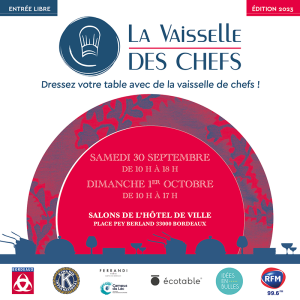 La vaisselle des chefs